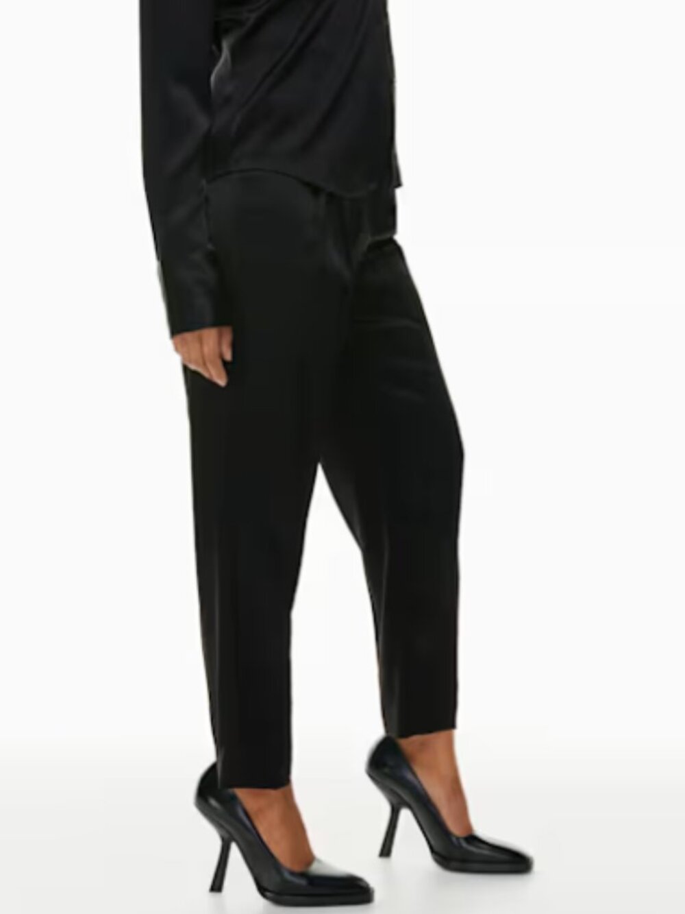 Babaton Vogue Satin Pant Black